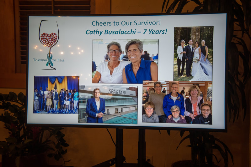 Cathy Busalacchi at Toasting to Teal 2019