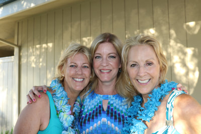 Janet Angela Kathy at Toasting to Teal 2016