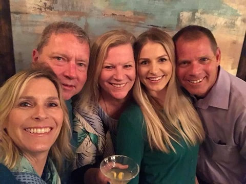 Julie Jean Chuck And Family at Toasting to Teal 2019