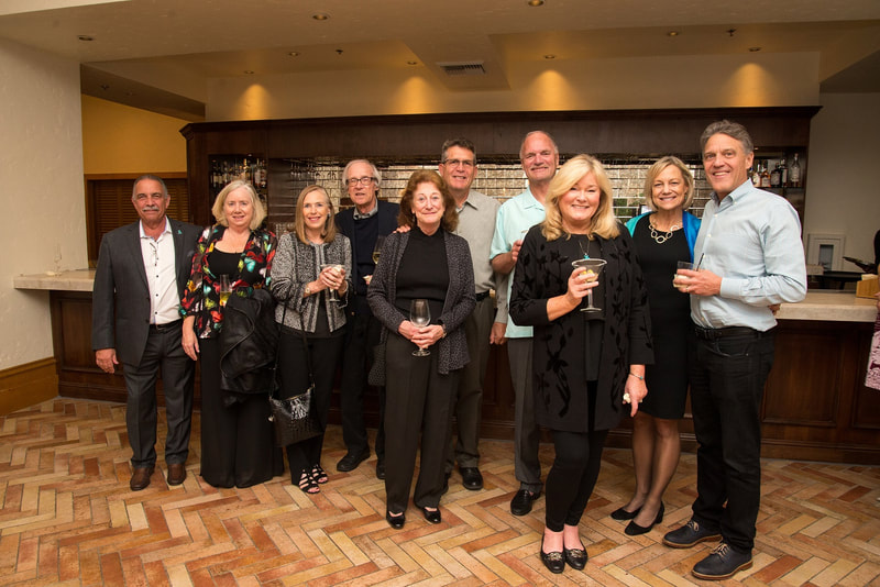 Sheila Vangrongingen And Table at Toasting to Teal 2019